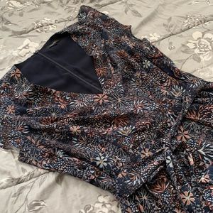 RW&CO Patterned Wrap Dress